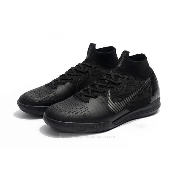 Nike Mercurial SuperflyX Elite IC Hombres Negro